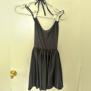 American Apparel black skater dress